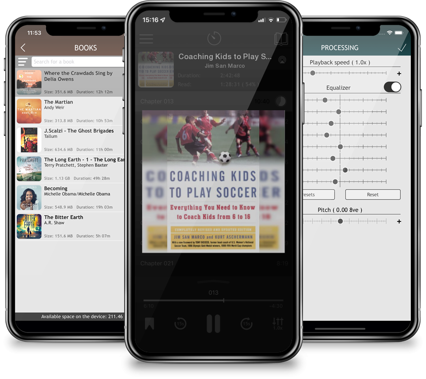 Audiobook Coaching Kids to Play Soccer: Everything You Need to Know to Coach Kids from 6 to 16 by Jim San Marco