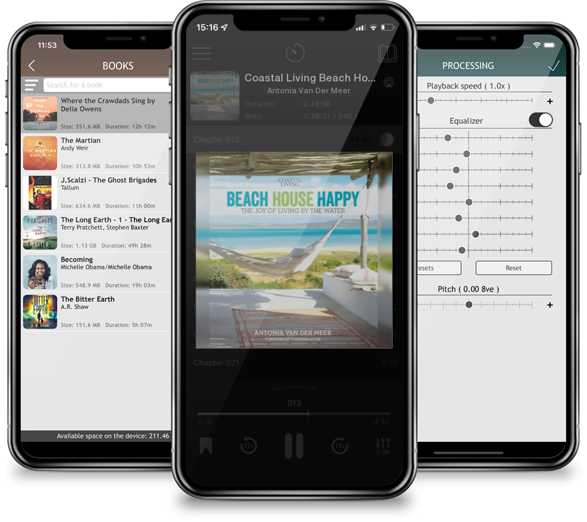 Audiobook Coastal Living Beach House Happy: The Joy of Living by the Water by Antonia Van Der Meer