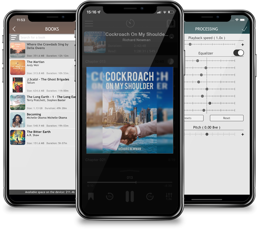 Audiobook Cockroach On My Shoulder by Richard Newman