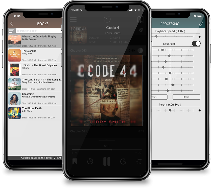 Audiobook Code 4 by Terry Smith
