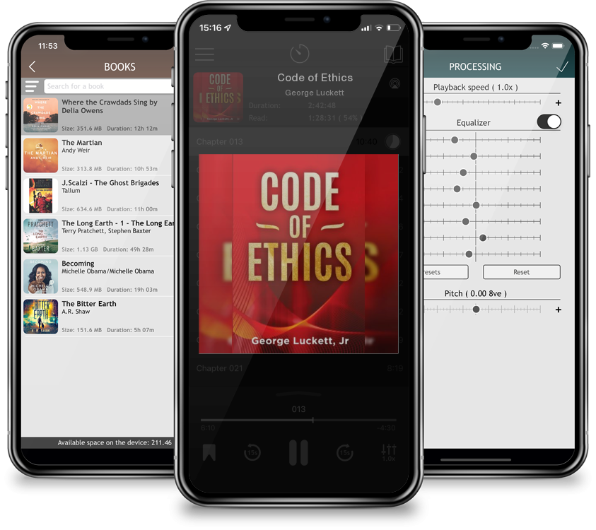 Audiobook Code of Ethics by George Luckett