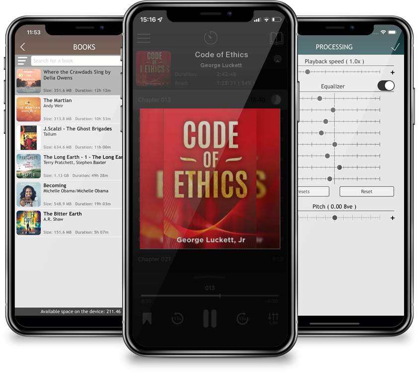 Listen Code of Ethics by George Luckett in MP3 Audiobook Player for free