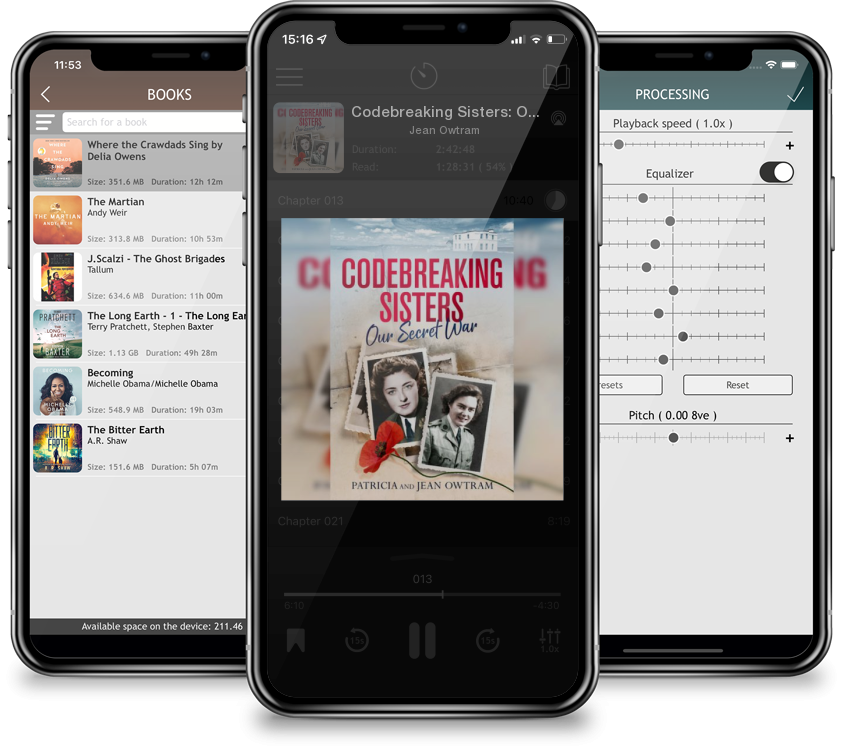 Audiobook Codebreaking Sisters: Our Secret War by Jean Owtram