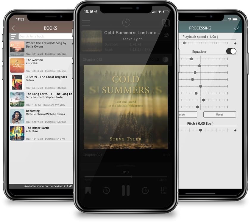 Audiobook Cold Summers: Lost and Found in the Alaskan Wilderness by Steve Tyler