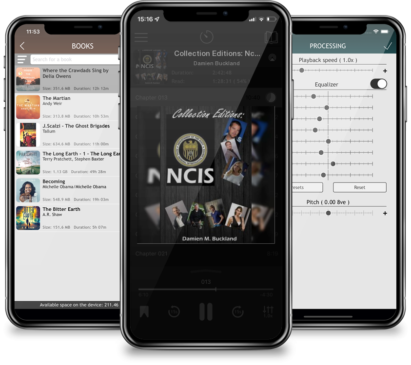 Listen Collection Editions: Ncis by Damien Buckland in MP3 Audiobook Player for free