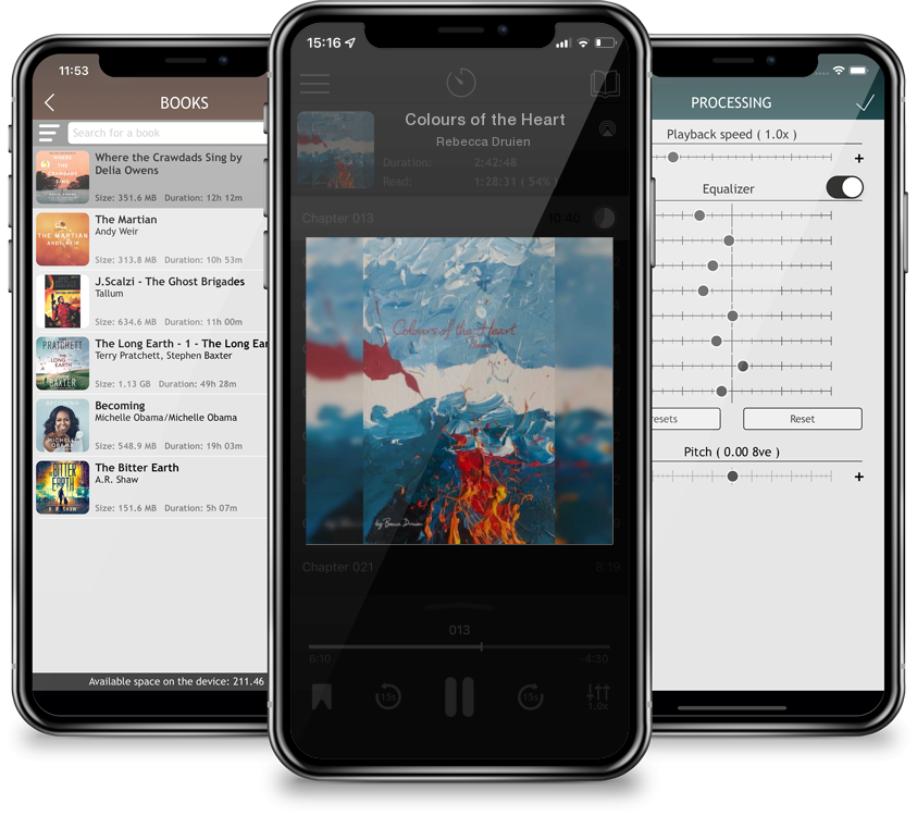 Audiobook Colours of the Heart by Rebecca Druien