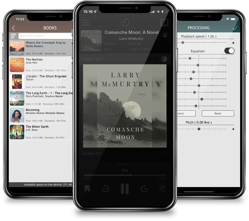 Audiobook Comanche Moon: A Novel by Larry McMurtry