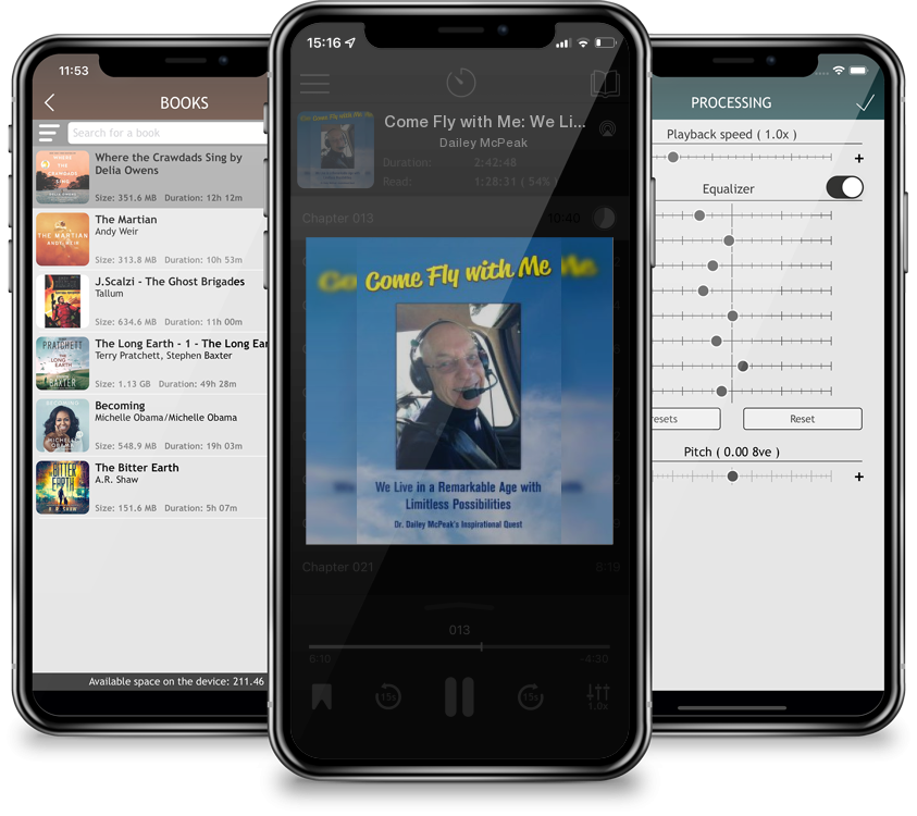 Audiobook Come Fly with Me: We Live in a Remarkable Age With Limitless Possibiilities by Dailey McPeak