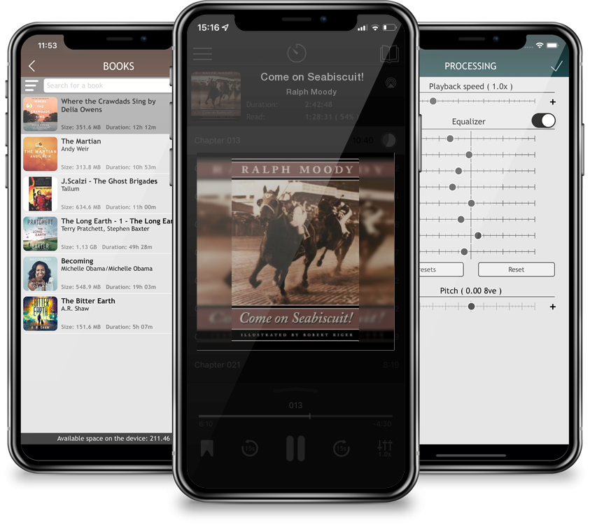Audiobook Come on Seabiscuit! by Ralph Moody