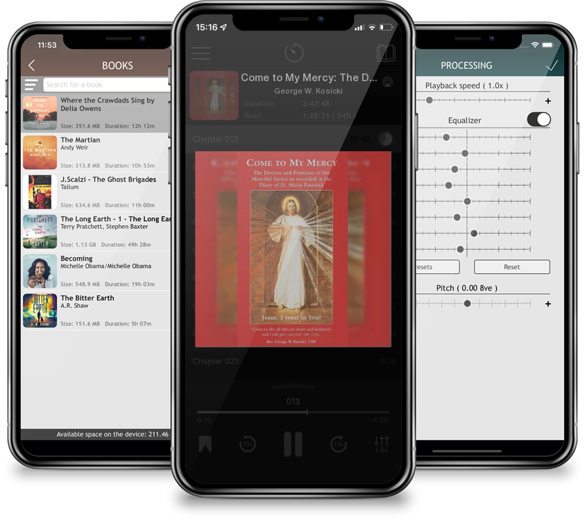 Listen Come to My Mercy: The Desires and Promises of the Merciful Savior as Recorded in the Diary of St. Maria Faustina by George W. Kosicki in MP3 Audiobook Player for free
