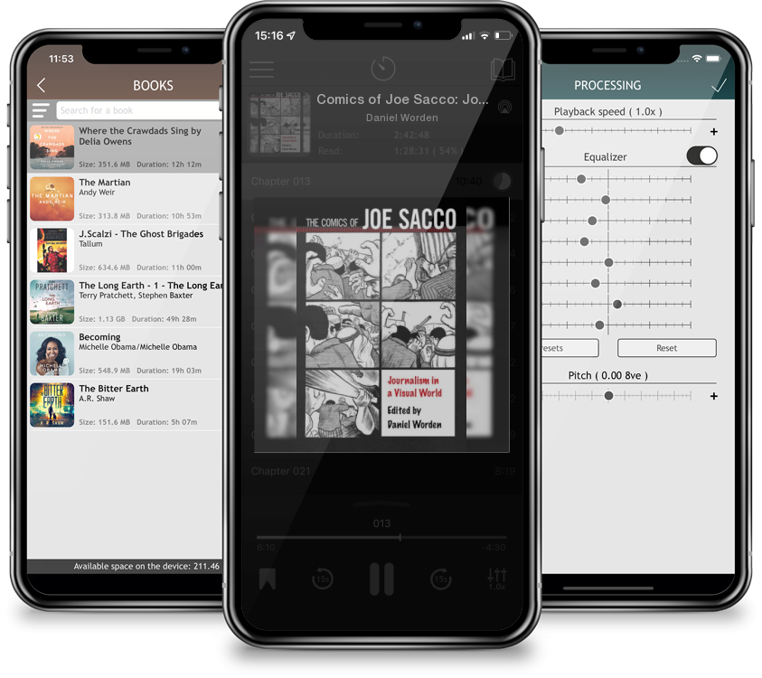 Audiobook Comics of Joe Sacco: Journalism in a Visual World (Critical Approaches to Comics Artists) by Daniel Worden