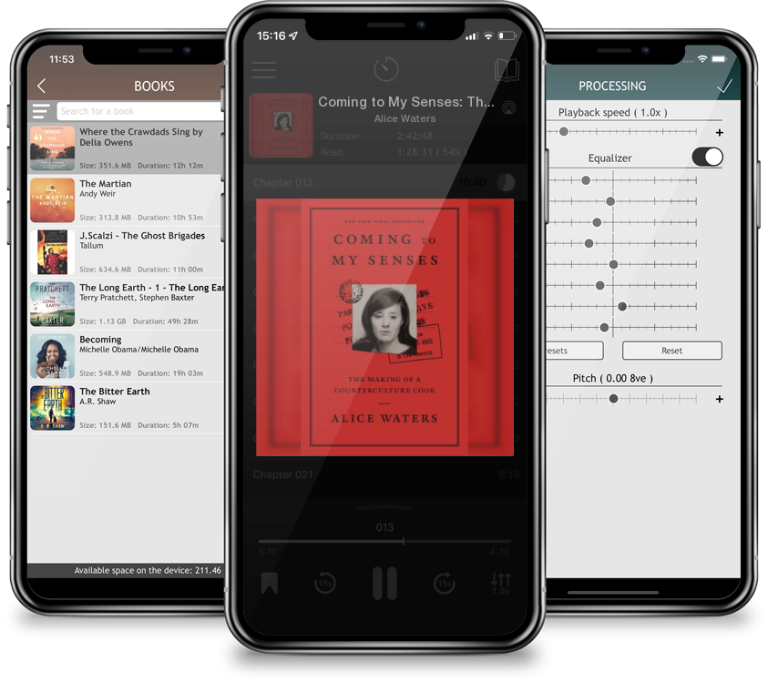 Audiobook Coming to My Senses: The Making of a Counterculture Cook by Alice Waters