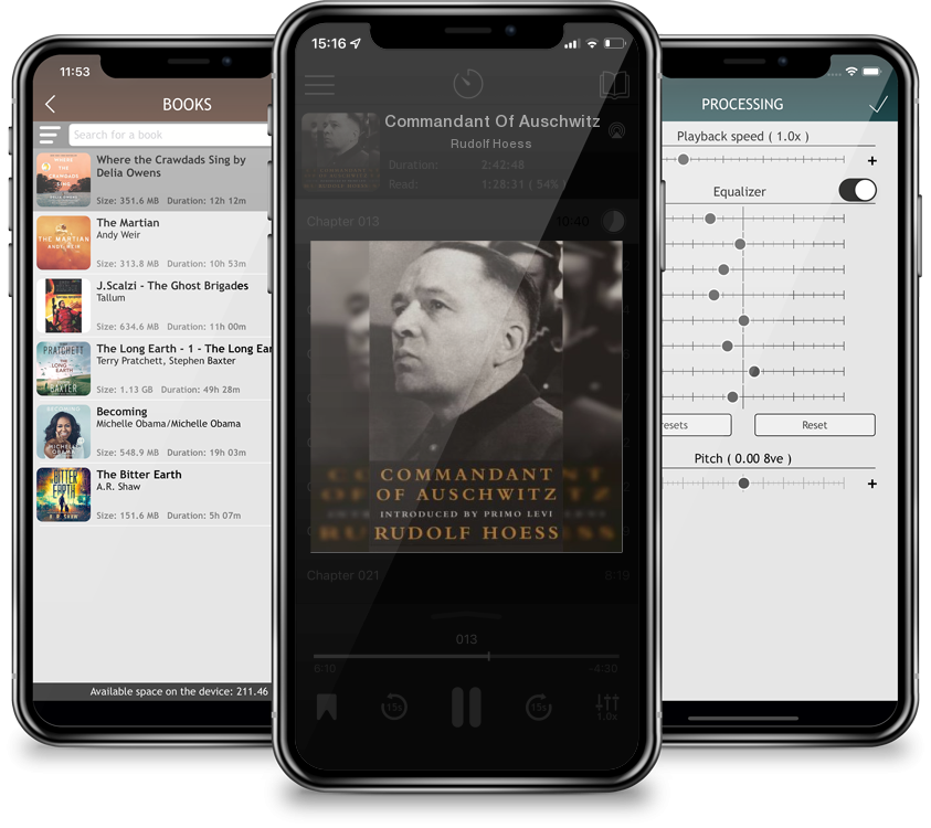 Audiobook Commandant Of Auschwitz by Rudolf Hoess