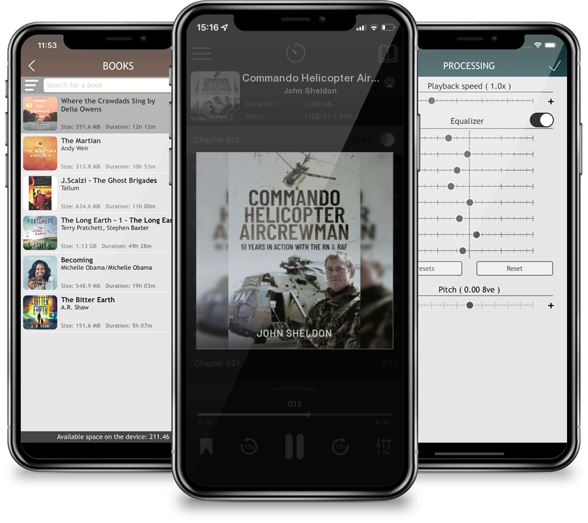 Audiobook Commando Helicopter Aircrewman: 51 Years in Action with the RN and RAF by John Sheldon