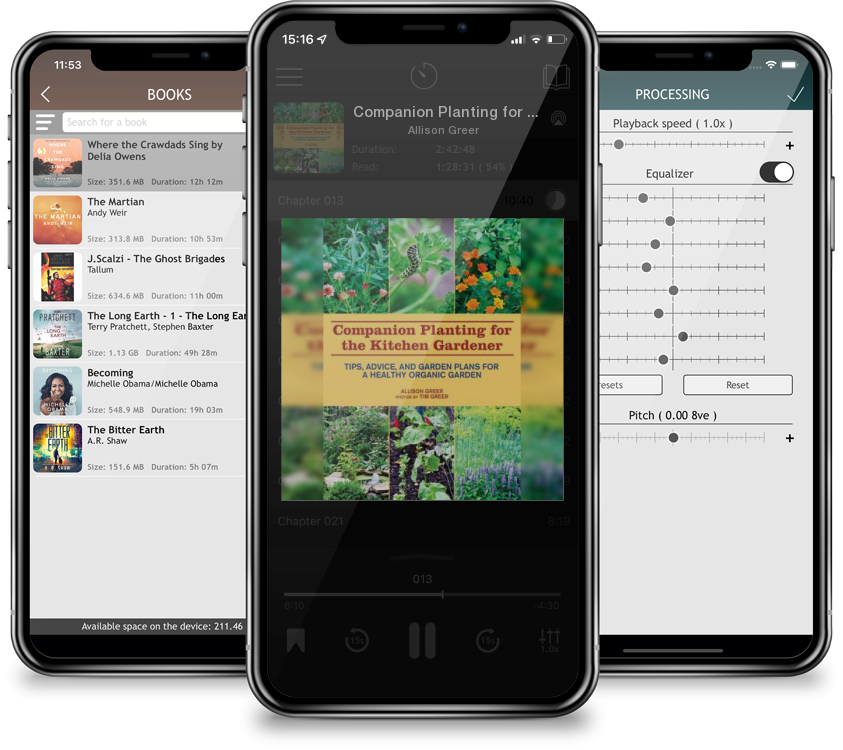 Audiobook Companion Planting for the Kitchen Gardener: Tips, Advice, and Garden Plans for a Healthy Organic Garden by Allison Greer