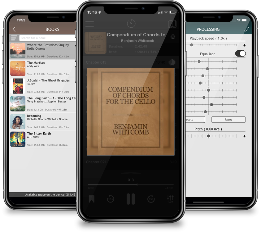 Audiobook Compendium of Chords for the Cello by Benjamin Whitcomb