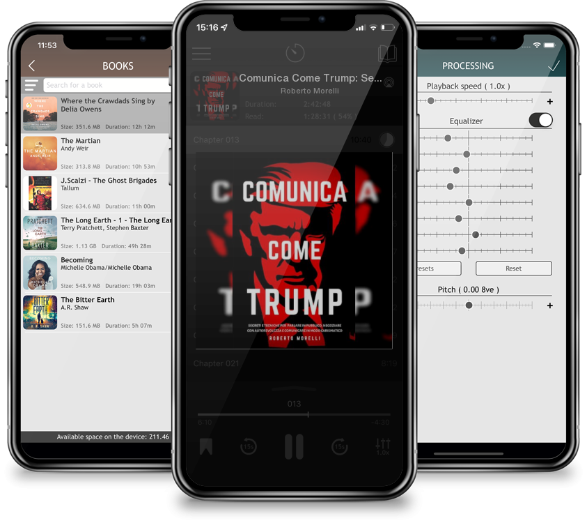 Audiobook Comunica Come Trump: Segreti e tecniche per parlare in pubblico, negoziare con autorevolezza e comunicare in modo carismatico by Roberto Morelli