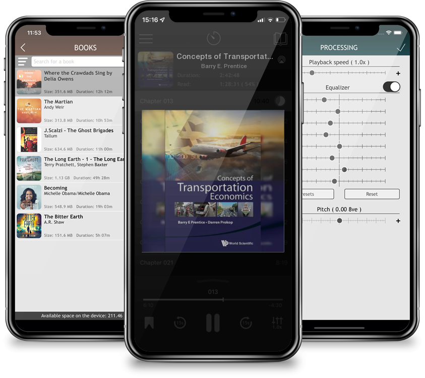 Audiobook Concepts of Transportation Economics by Barry E. Prentice