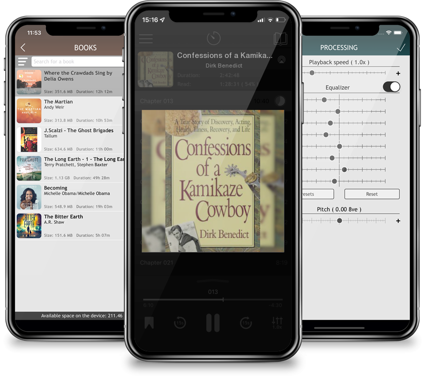 Audiobook Confessions of a Kamikaze Cowboy: A True Story of Discovery, Acting, Health, Illness, Recovery, and Life by Dirk Benedict