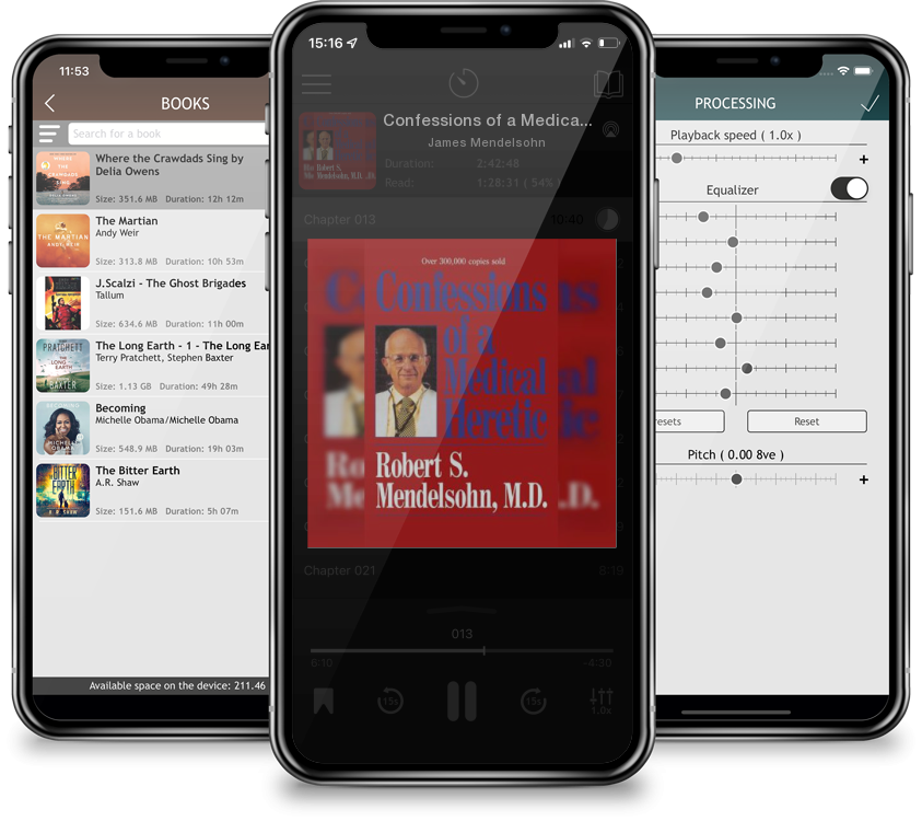Audiobook Confessions of a Medical Heret by James Mendelsohn