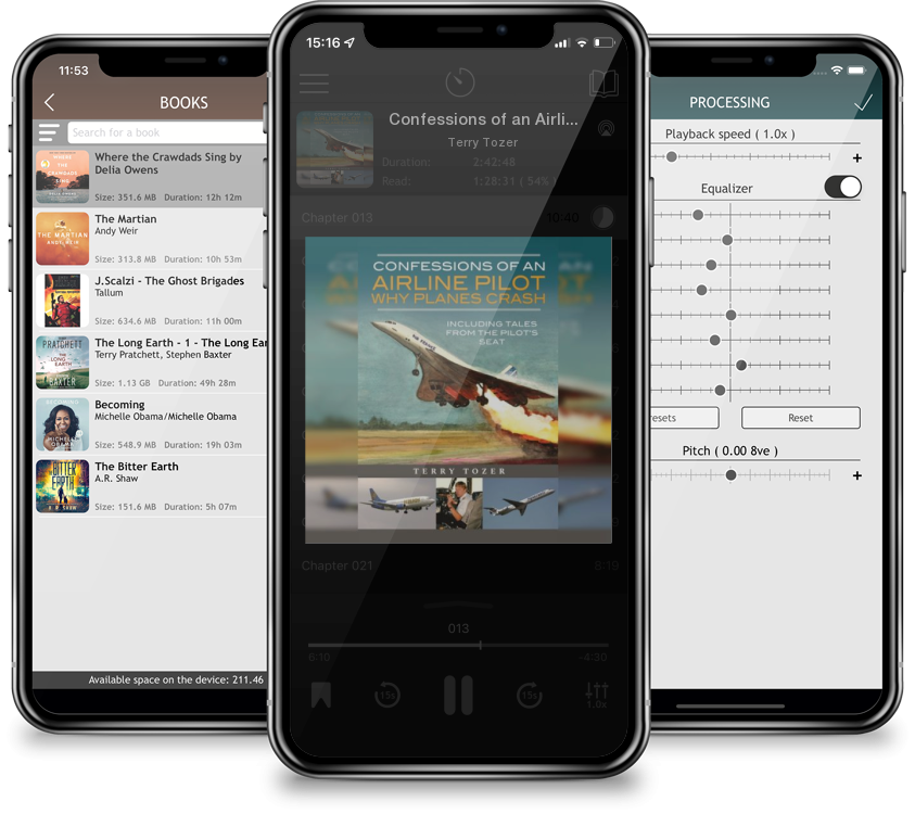 Audiobook Confessions of an Airline Pilot - Why Planes Crash: Including Tales from the Pilot\'s Seat by Terry Tozer