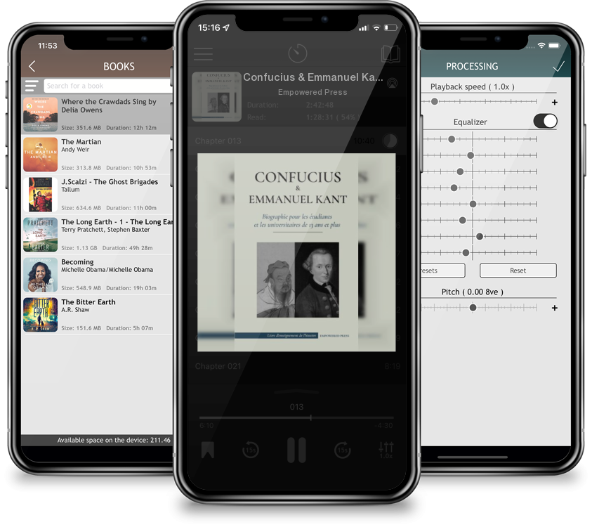 Audiobook Confucius & Emmanuel Kant - Biographie pour les étudiants et les universitaires de 13 ans et plus: (Philosophie orientale et occidentale, sagesse chin by Empowered Press