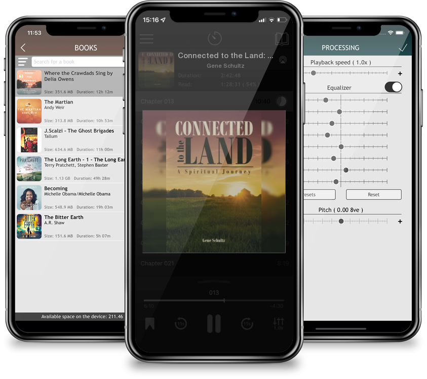 Audiobook Connected to the Land: A Spiritual Journey by Gene Schultz