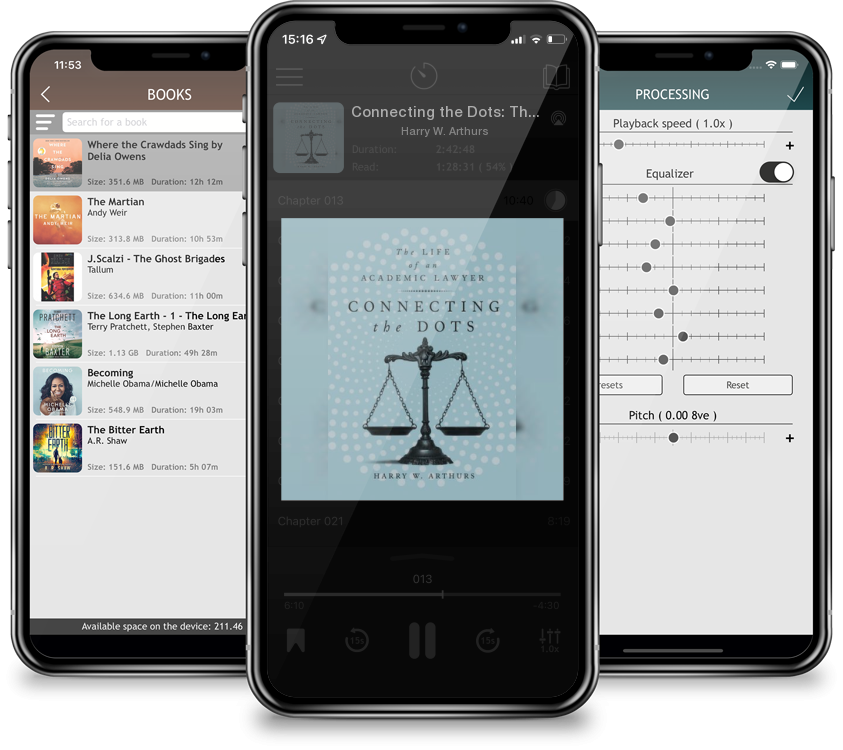 Audiobook Connecting the Dots: The Life of an Academic Lawyer by Harry W. Arthurs