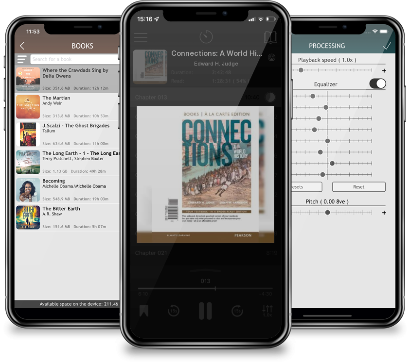 Audiobook Connections: A World History, Volume 2, Books a la Carte Edition (Loose Leaf) by Edward H. Judge
