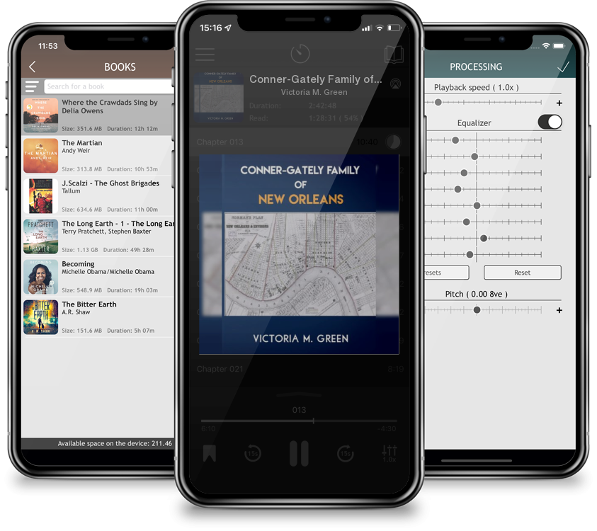 Audiobook Conner-Gately Family of New Orleans by Victoria M. Green