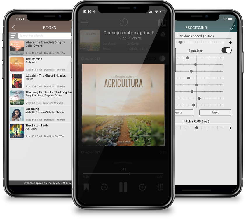 Audiobook Consejos sobre agricultura by Ellen G. White