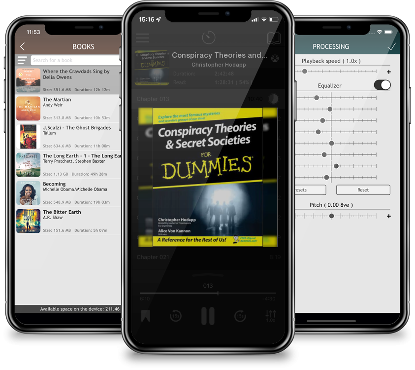 Audiobook Conspiracy Theories and Secret Societies for Dummies by Christopher Hodapp