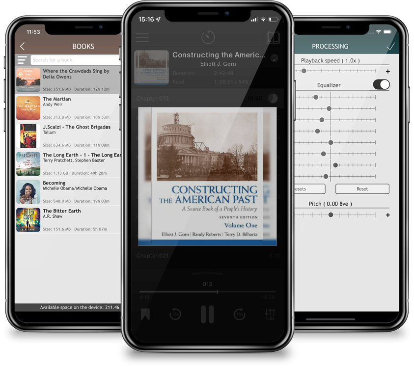Audiobook Constructing the American Past, Volume 1: A Source Book of a People\'s History by Elliott J. Gorn