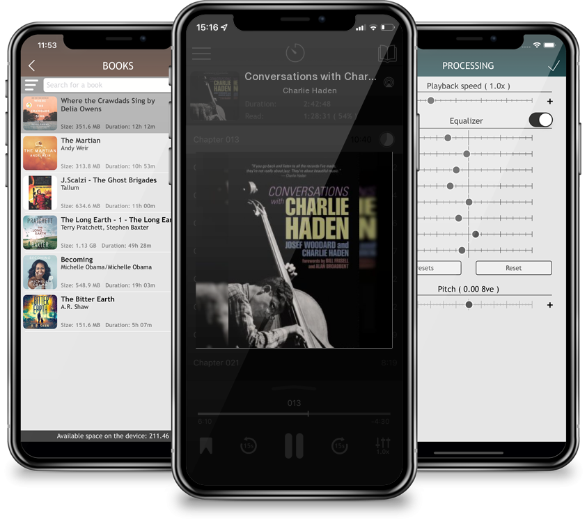 Audiobook Conversations with Charlie Haden by Charlie Haden