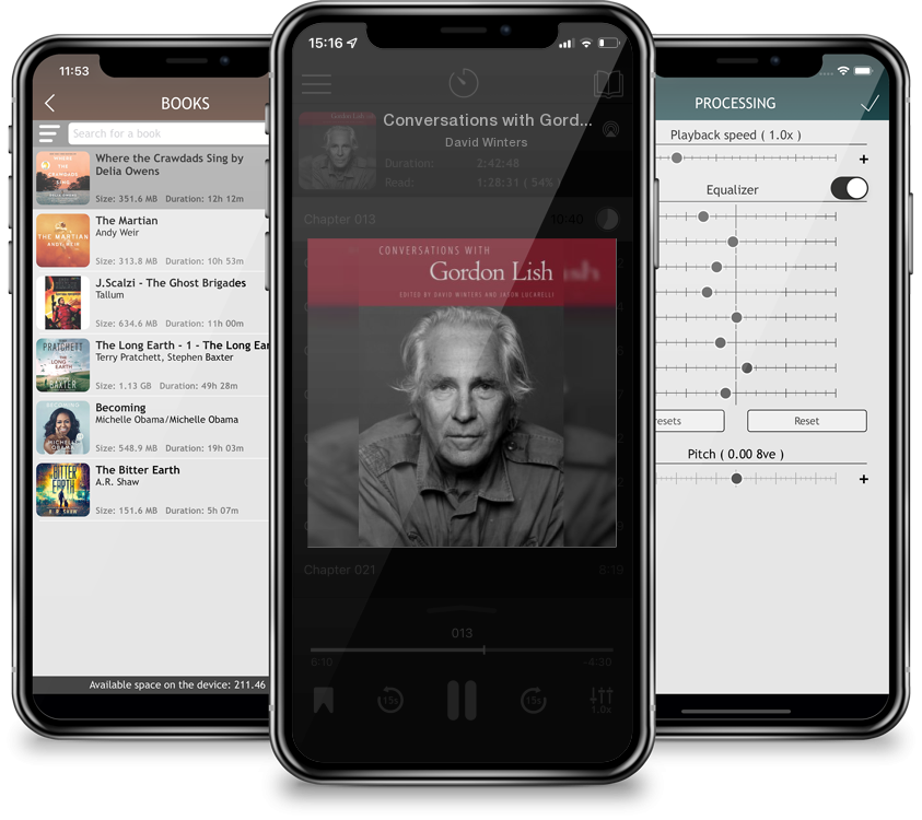 Audiobook Conversations with Gordon Lish (Literary Conversations) by David Winters