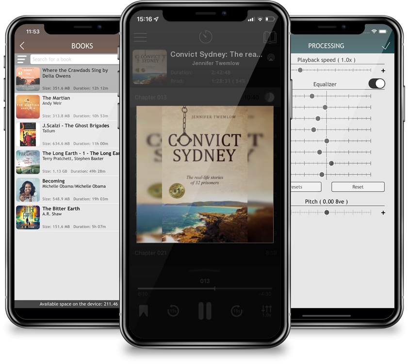 Audiobook Convict Sydney: The real-life stories of 32 prisoners by Jennifer Twemlow