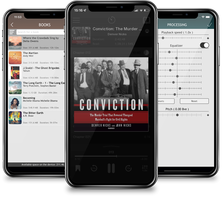 Audiobook Conviction: The Murder Trial That Powered Thurgood Marshall\'s Fight for Civil Rights (Compact Disc) by Denver Nicks