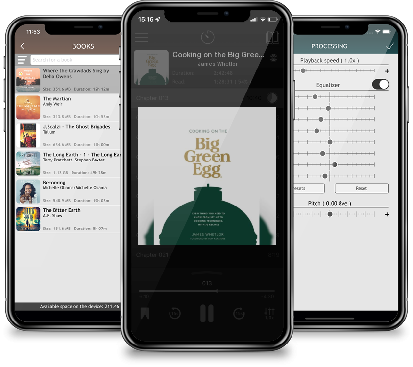 Audiobook Cooking on the Big Green Egg: Everything you need to know from set-up to cooking techniques, with 70 recipes by James Whetlor