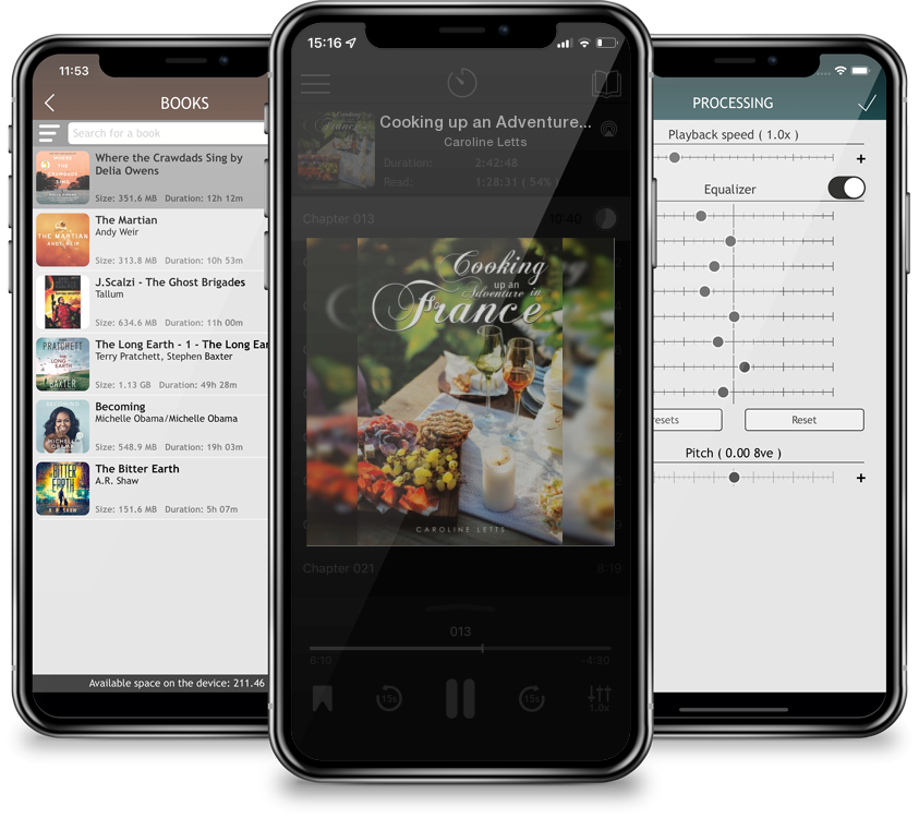 Audiobook Cooking up an Adventure in France by Caroline Letts