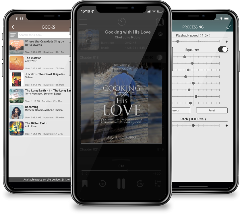 Audiobook Cooking with His Love by Chef Julio Rubio