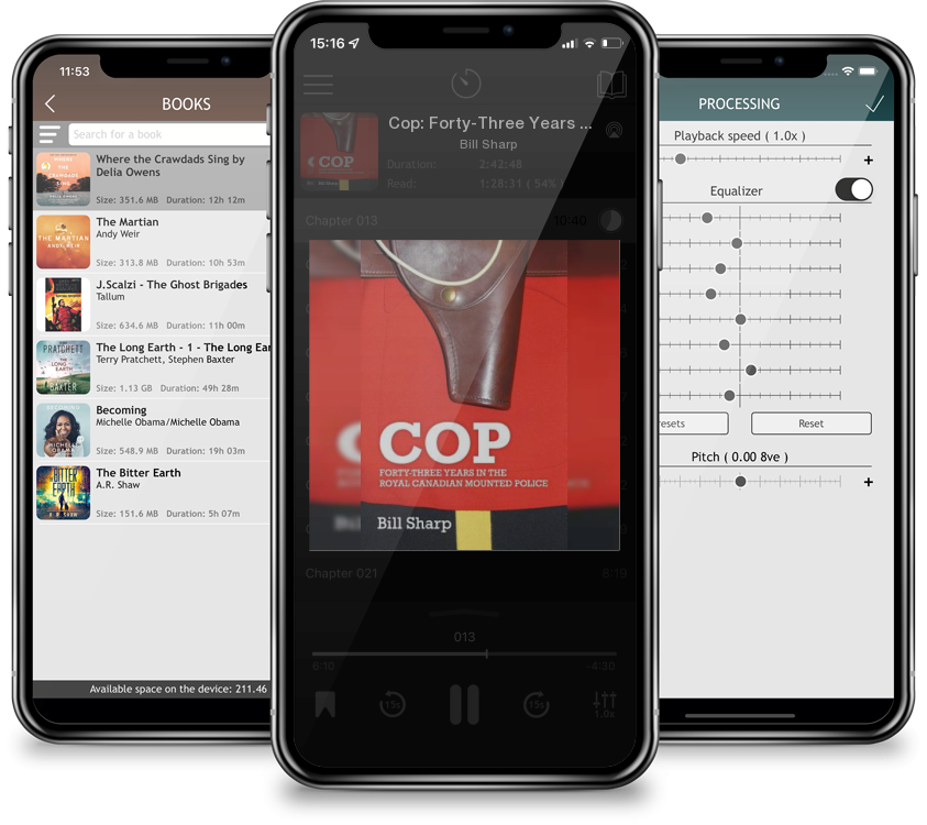 Audiobook Cop: Forty-Three Years In The Royal Canadian Mounted Police by Bill Sharp