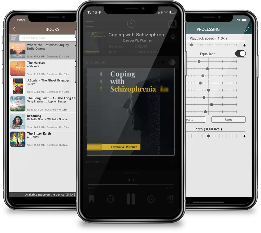 Audiobook Coping with Schizophrenia by Devon W. Warner