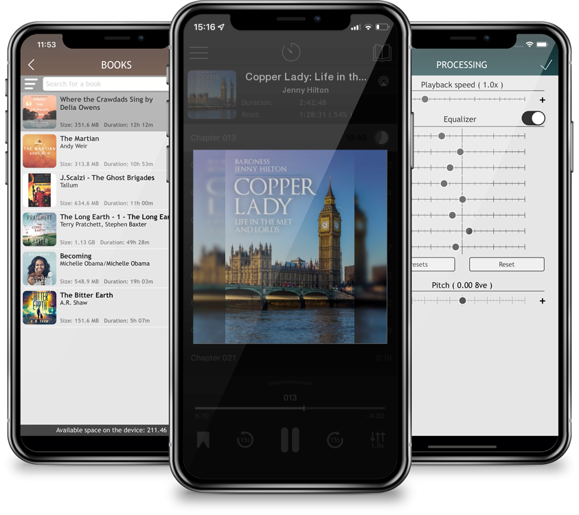 Audiobook Copper Lady: Life in the Met and Lords by Jenny Hilton