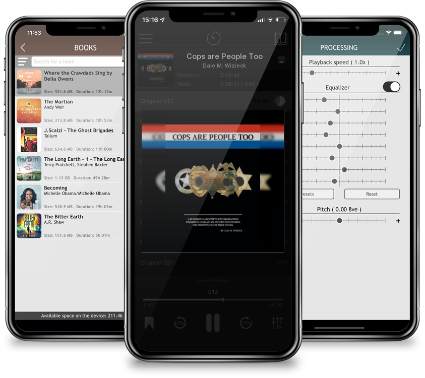 Audiobook Cops are People Too by Dale M. Wizieck
