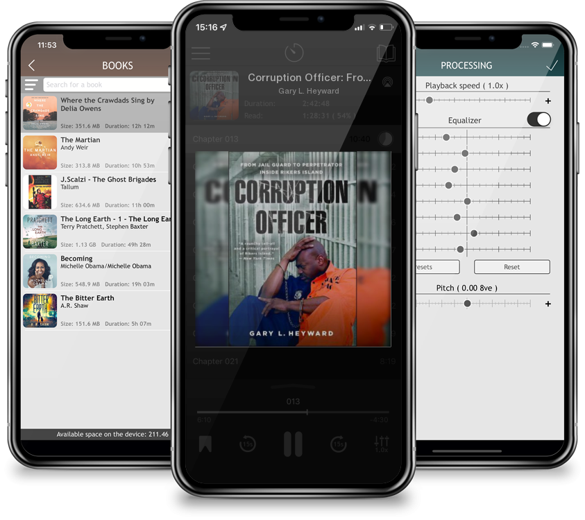 Audiobook Corruption Officer: From Jail Guard to Perpetrator Inside Rikers Island by Gary L. Heyward
