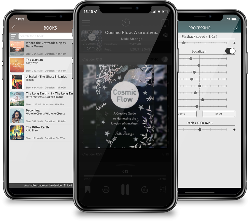Audiobook Cosmic Flow: A creative guide to harnessing the rhythm of the moon by Nikki Strange