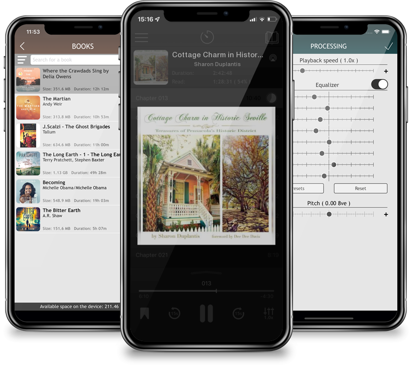Audiobook Cottage Charm in Historic Seville: Treasures of Pensacola\'s Historic District by Sharon Duplantis