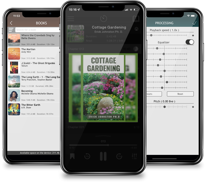 Audiobook Cottage Gardening by Erick Johnston Ph. D.