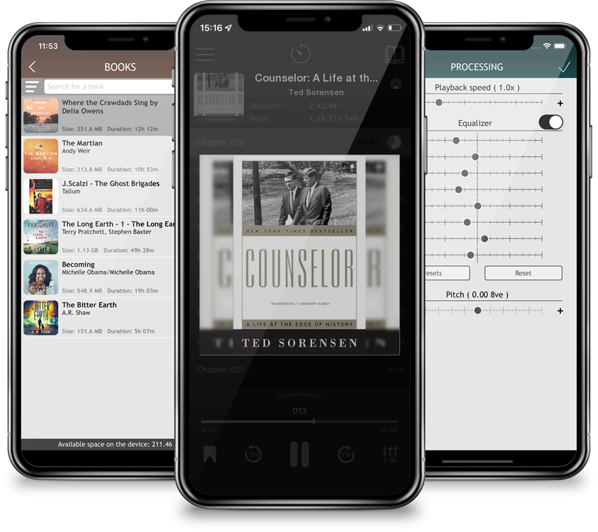 Audiobook Counselor: A Life at the Edge of History by Ted Sorensen