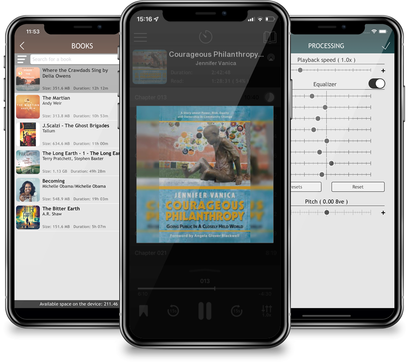 Audiobook Courageous Philanthropy: Going Public in a Closely Held World by Jennifer Vanica